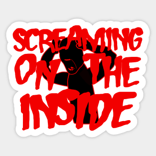 Screaming on the Inside Sticker